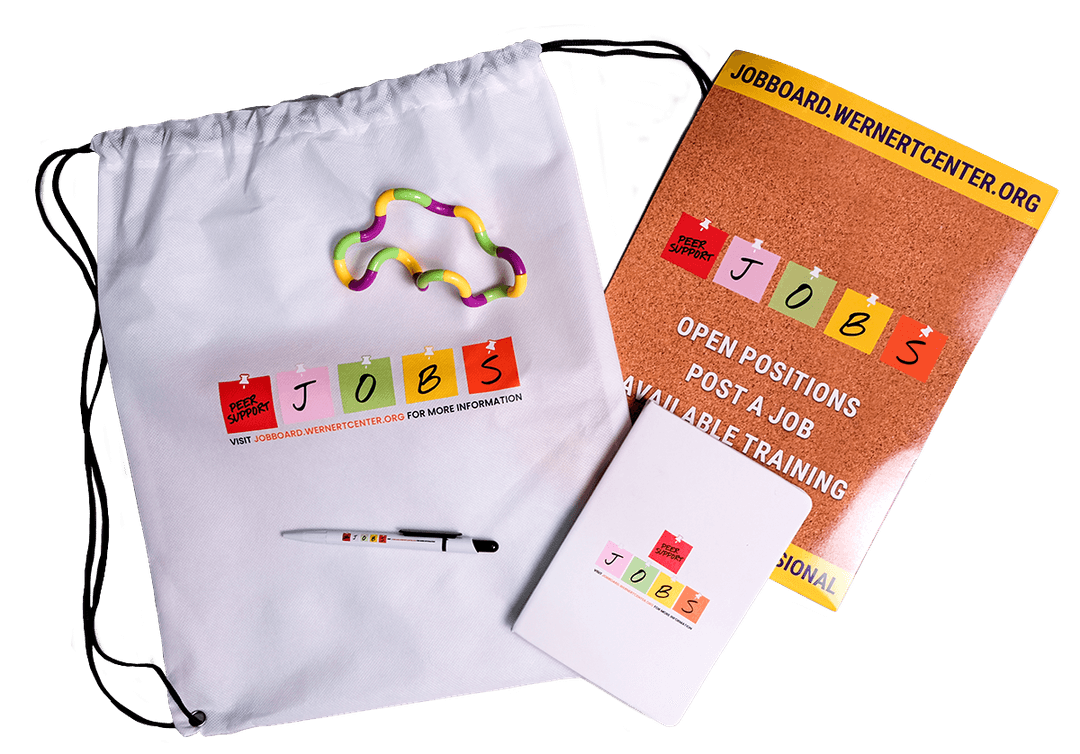 Newly designed peer support job board website