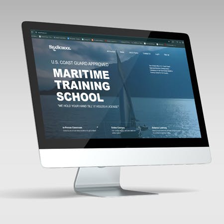 Sea School Marketing Website-img
